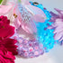 Lila x Pink | 925 Sterling Silber | Firefly Glas Liebesarmband